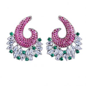 cz crystal stud earrings wholesales from china