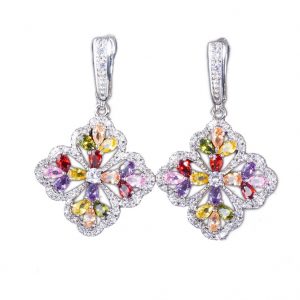 cz crystal drop earrings wholesales from china