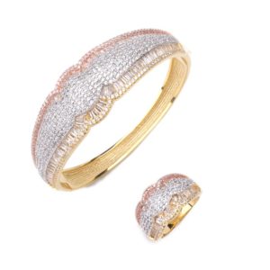 zircon jewelry hinged bracelet rings wholesales from china