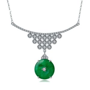 green jade crystal jewelry necklaces wholesales