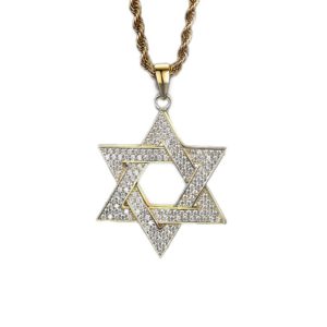 hip hop style jewelry star pendant necklace