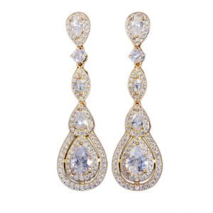 diamonds wedding jewelry earrings wholesales from China factory