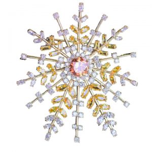 cubic zirconia brooch wholesales from CHINA CZ Jewelry Factory