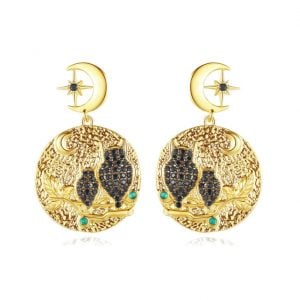 diamond earrings wholesales from China zircon jewelry factory