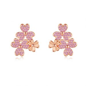 crystal earrings wholesale from China cz jewelry factory