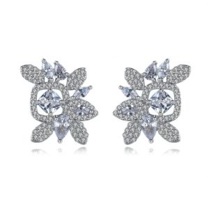 crystal earrings wholesale from China cz jewelry factory