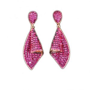 crystal earrings wholesales from China brass jewelry factory