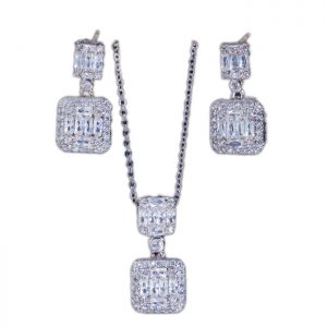 crystal necklace earrings set wholesales from CHINA JEWELRY FACTORY