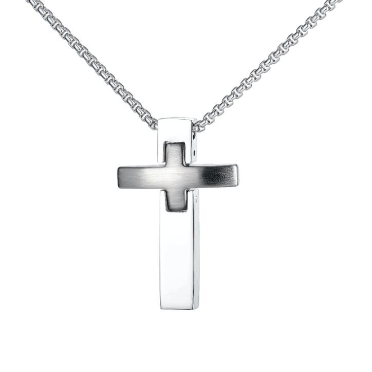 316L Stainless Steel Cross Pendant Necklace