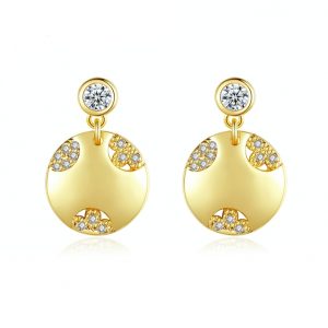 diamond earrings wholesales from China crystal jewelry factory