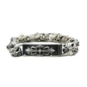 china manufacturer wholesales men's silver jewelry bracelet