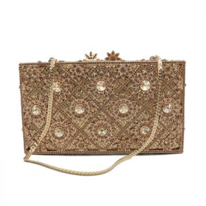 China factory online wholesales crystals evening wedding bags